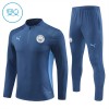 Manchester City Trainings Sweatshirt Quarter-zip 2024-25 Grijze - Kids